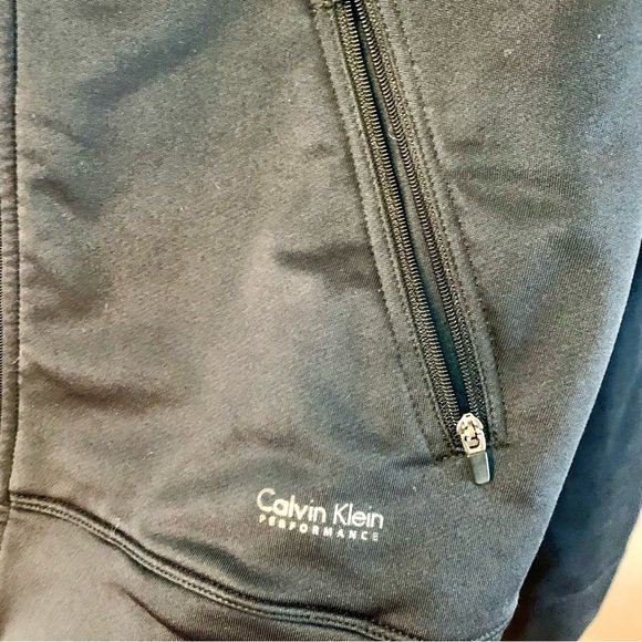 Calvin Klein Performance Jacket Small 2-in-1 Convertible Sport Jacket ZipUp CK - Picture 12 of 13
